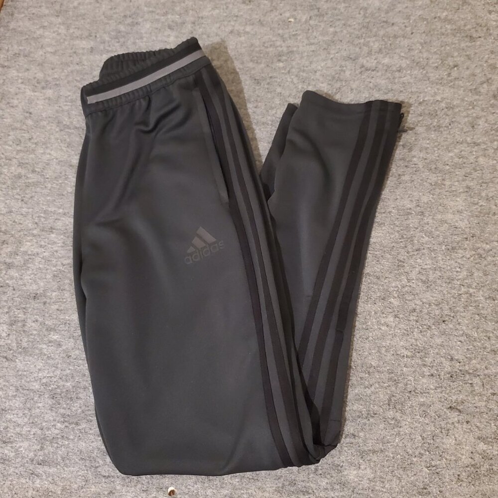 Adidas Climacool Warm up pants Gray Black Boys L
